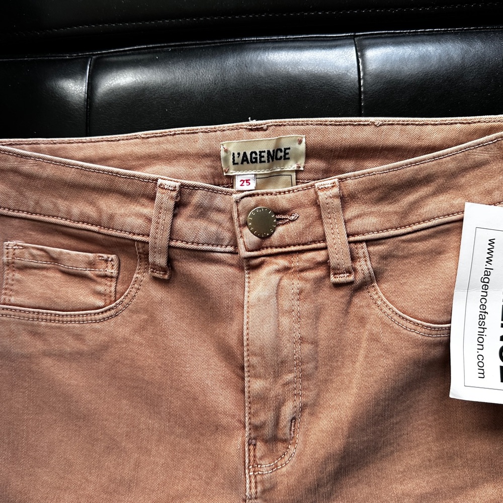 ❌❌❌SOLD❌❌❌ L'AGENCE BNWT Size 25 Skinny Jeans in Natural/Honey Color